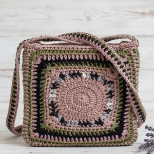 Vintage Handmade Crochet Purse One Of A Kind